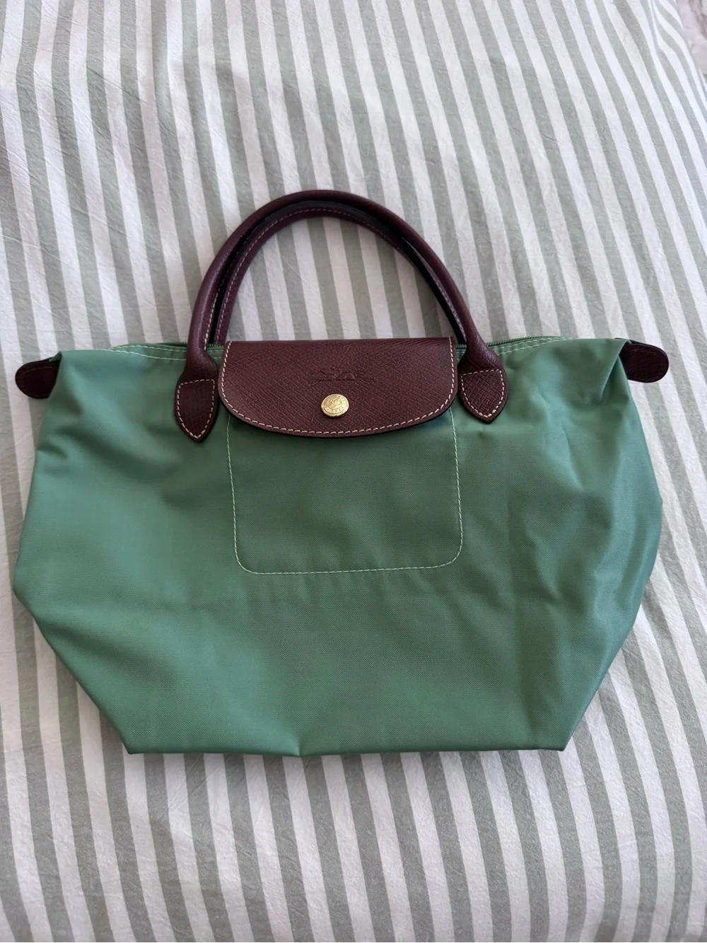 Longchamp Sage Green Handbag